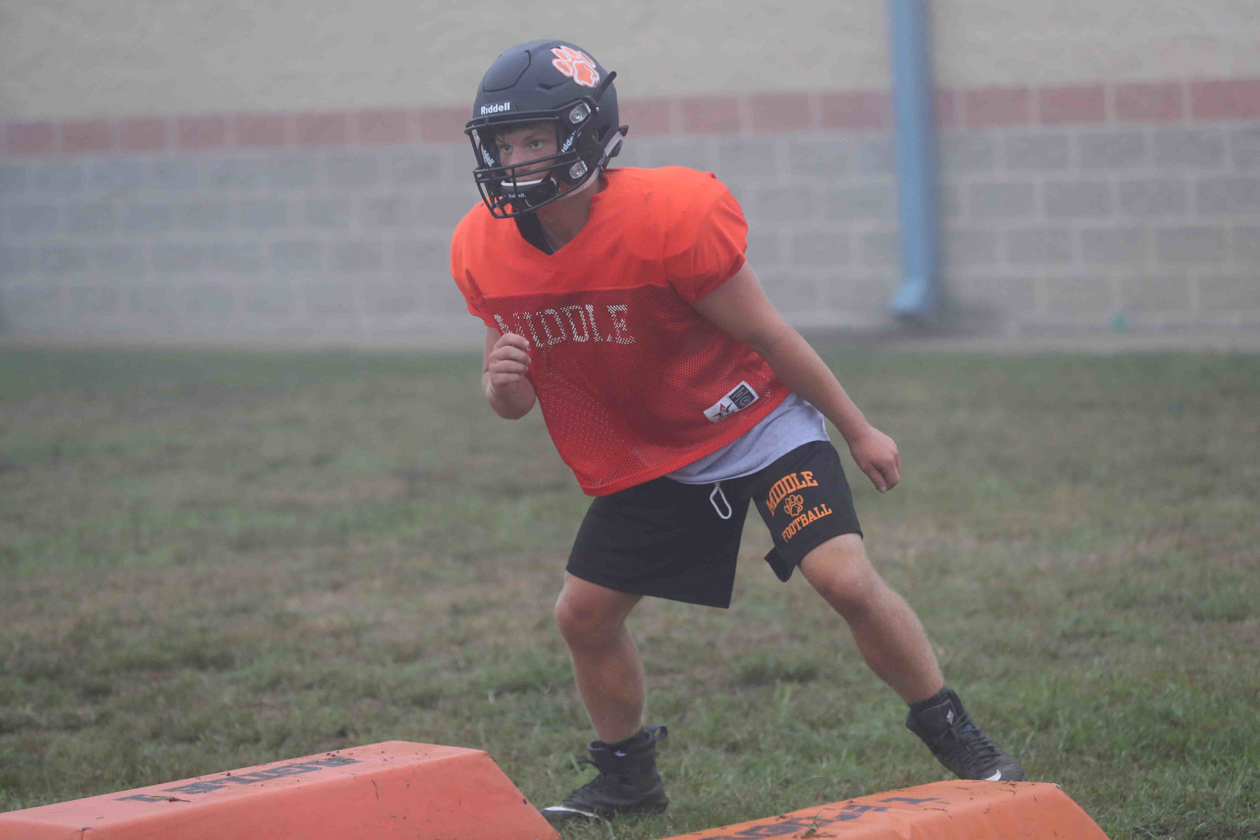 Middle Township High School football practice